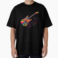 Otterfly colorful hippie guitar by OtterDesigns