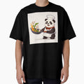 Cute Panda Chef Cooking Bamboo Dumplings – Funny Foodie Panda Design by snaperos