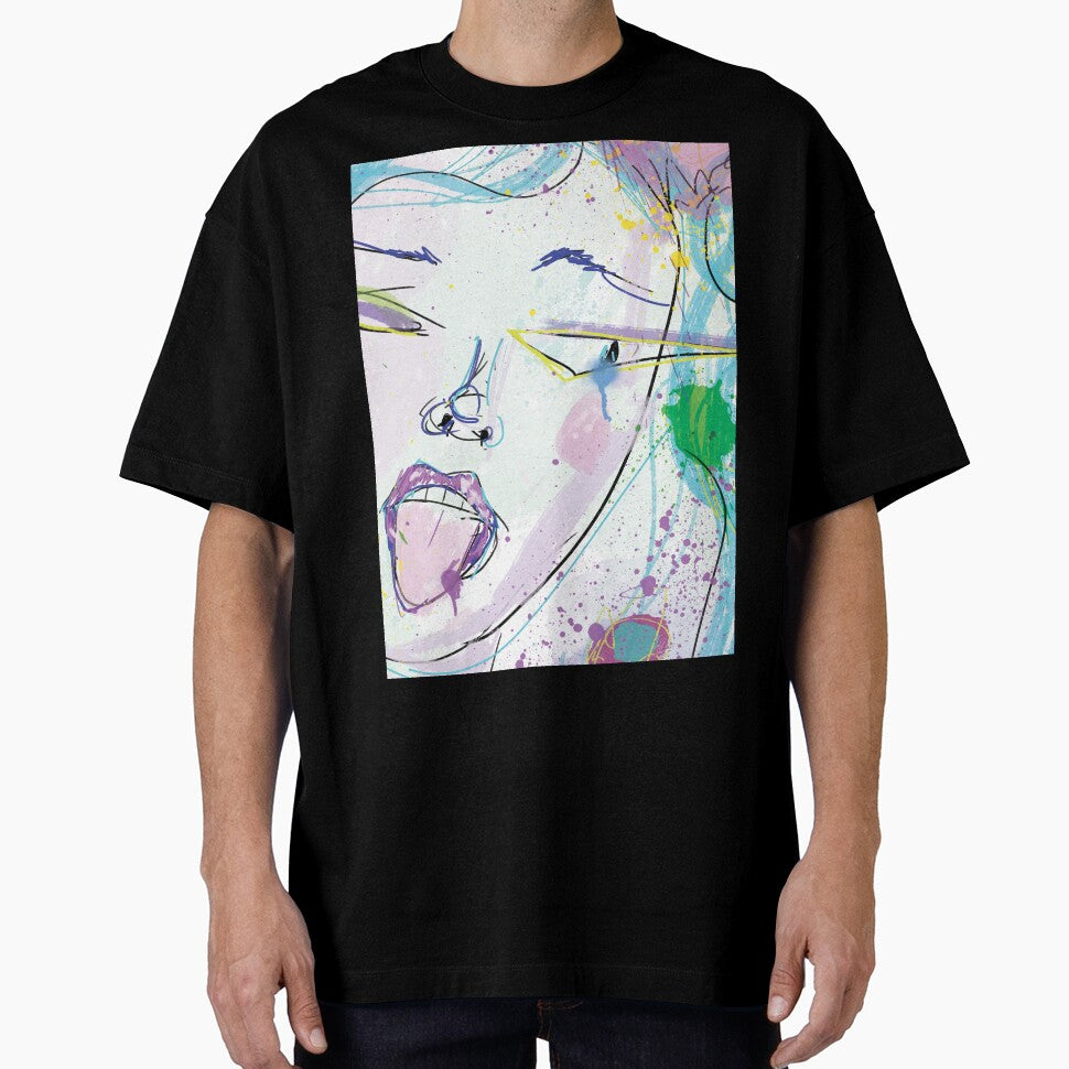 cotton candy, doodle girl by Adolfo Chavez