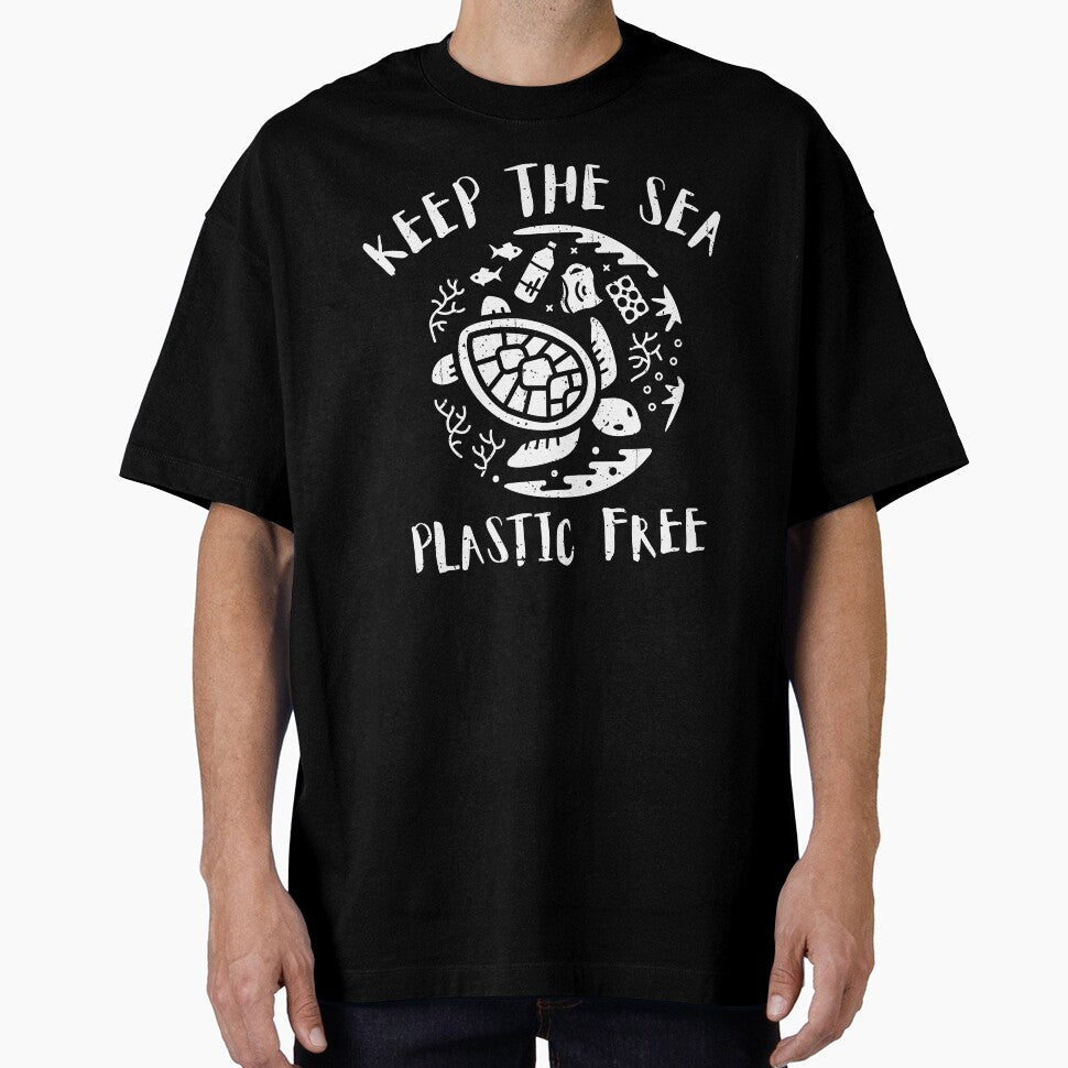 Keep The Sea Plastic Free - Turtle by Bangtees
