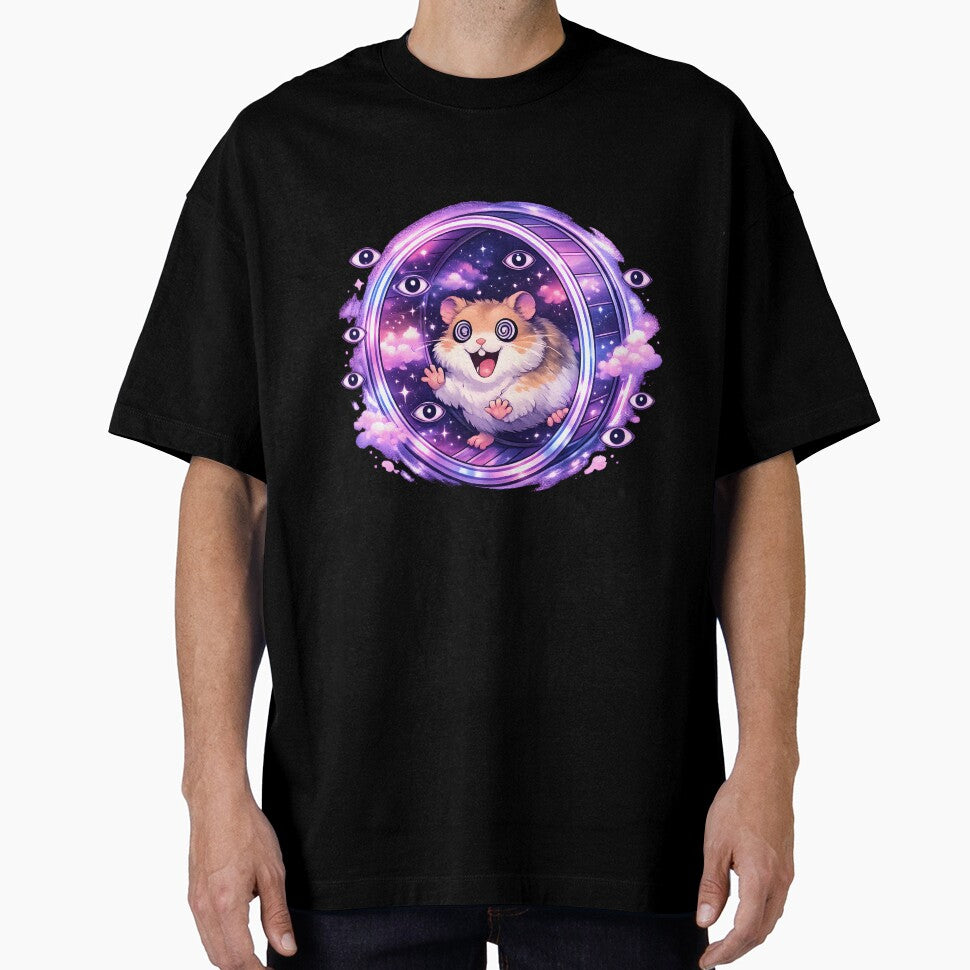 Dimensional Wheel Hamster – Cute Dreamcore Cosmic Pet by Rawecz Studio