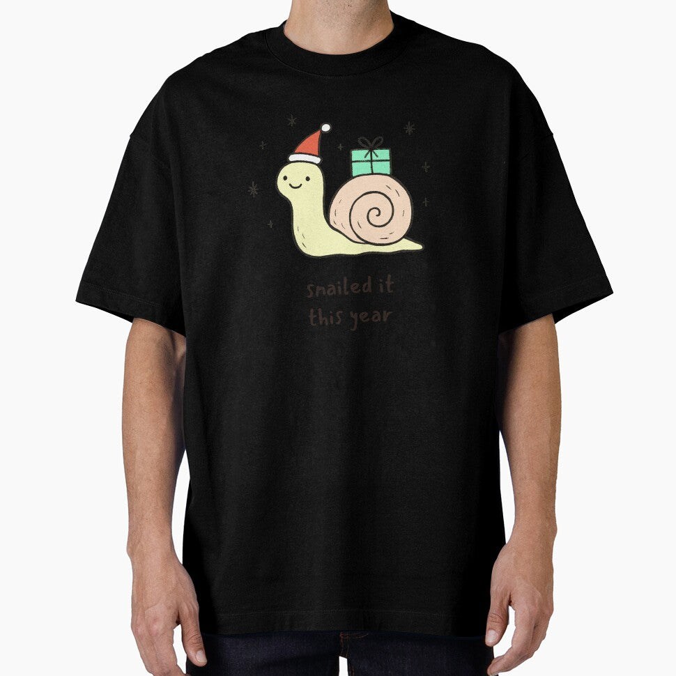 Snailed It! Funny Christmas Pun by gogopachinko