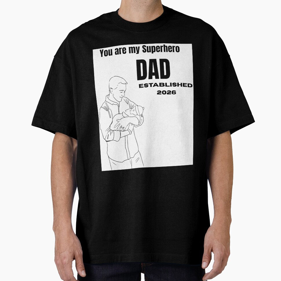 Superhero Dad Established 2026 Father's Day Design by JREEHBRAND