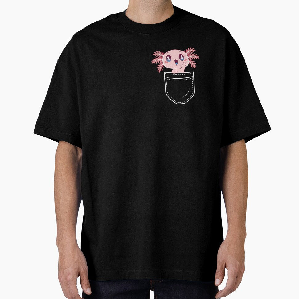 Kawaii Axolotl in Pocket Funny Axolotl Lover Cute Axolotl by lanynx design