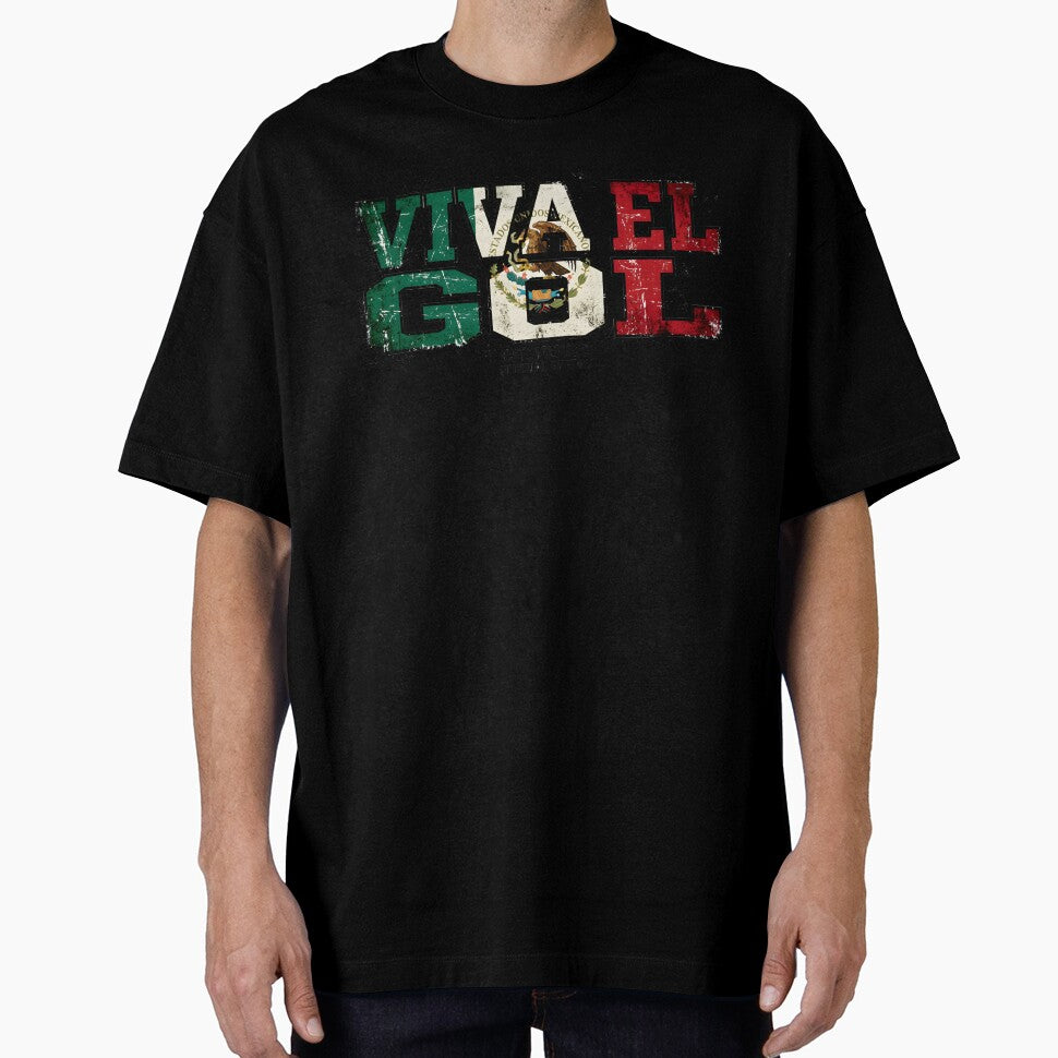 Viva El Gol Mexico Soccer Shirt Mexican Football Fan 2026 World Cup Patriotic Futbol Design by Martin's_Design