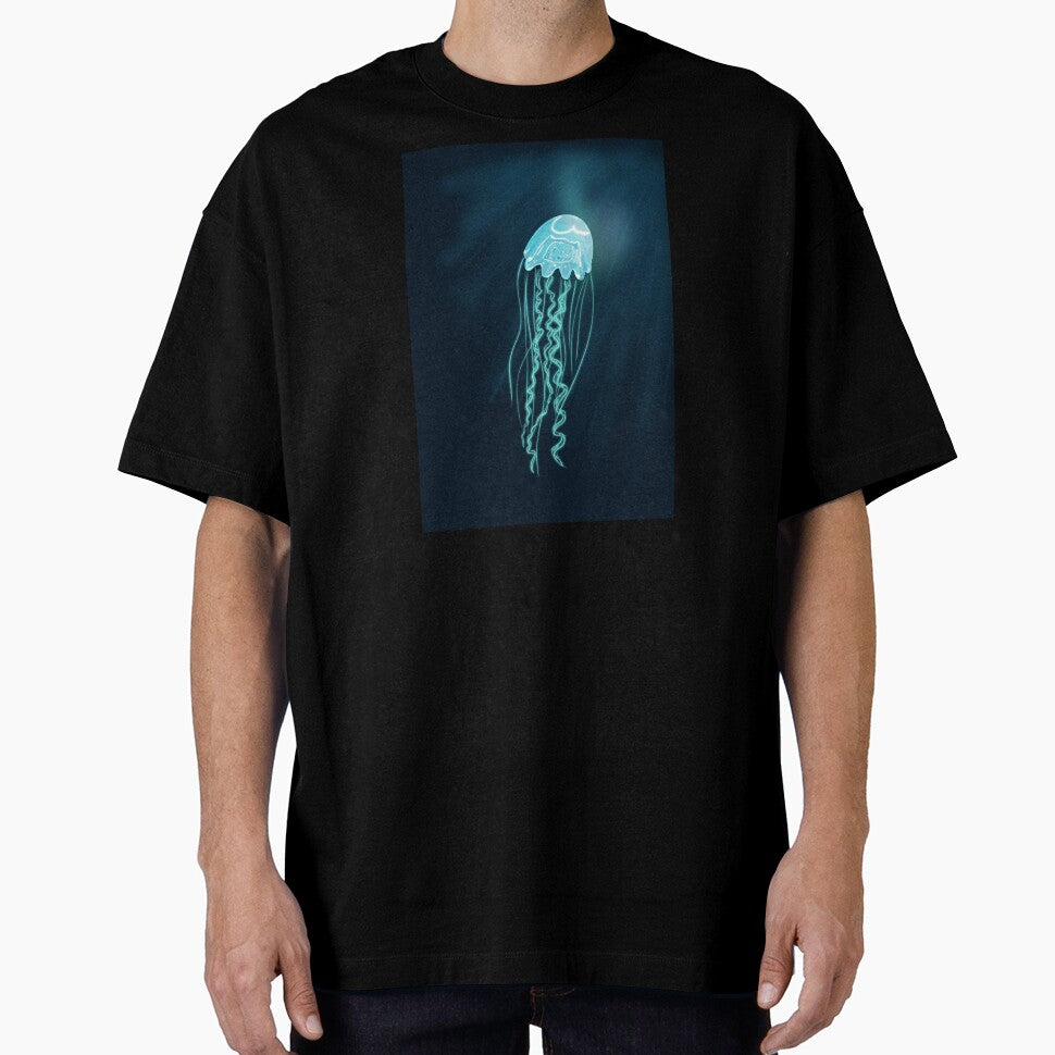 Bioluminescent Deep Sea Ocean Jellyfish by SalmonInk