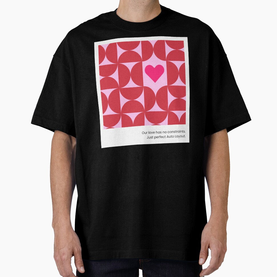 Our Love Has No Constraints. Just Perfect Auto Layout — Designer Valentine Statement by Artio-ArtShop