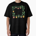 Plant Lady Typography with Potted Houseplants by ArtfulWeave