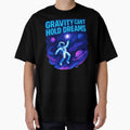 Gravity Can't Hold Dreams Astronaut Space Motivational Cosmic Graphic by SaDesign99
