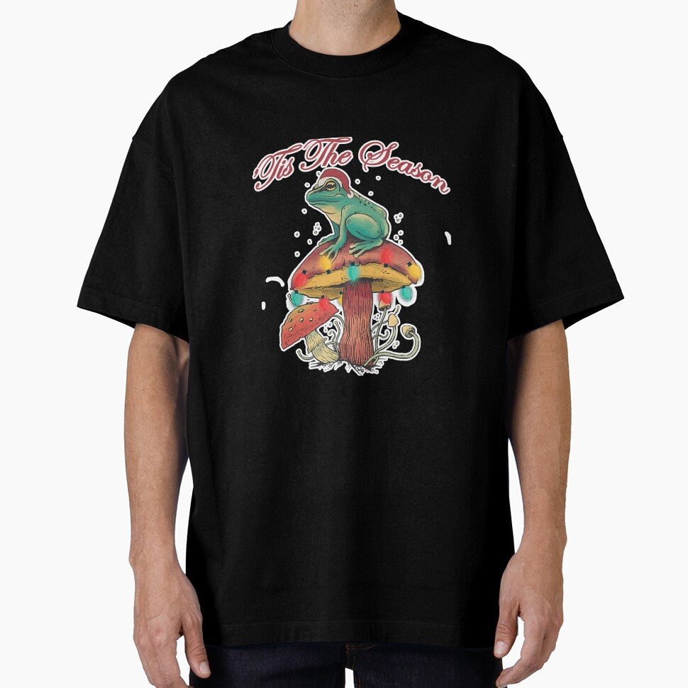 Cottagecore Christmas Frog Sitting On by NeverLoseSF