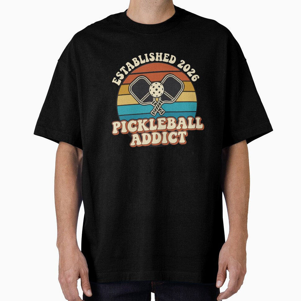 Retro Vintage Pickleball Addict - Established 2026 Sport by vlahstudio