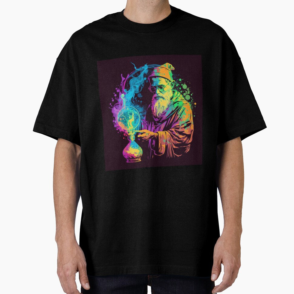 Wizard Casting a Spell Pop Art 4 by AstroRisq