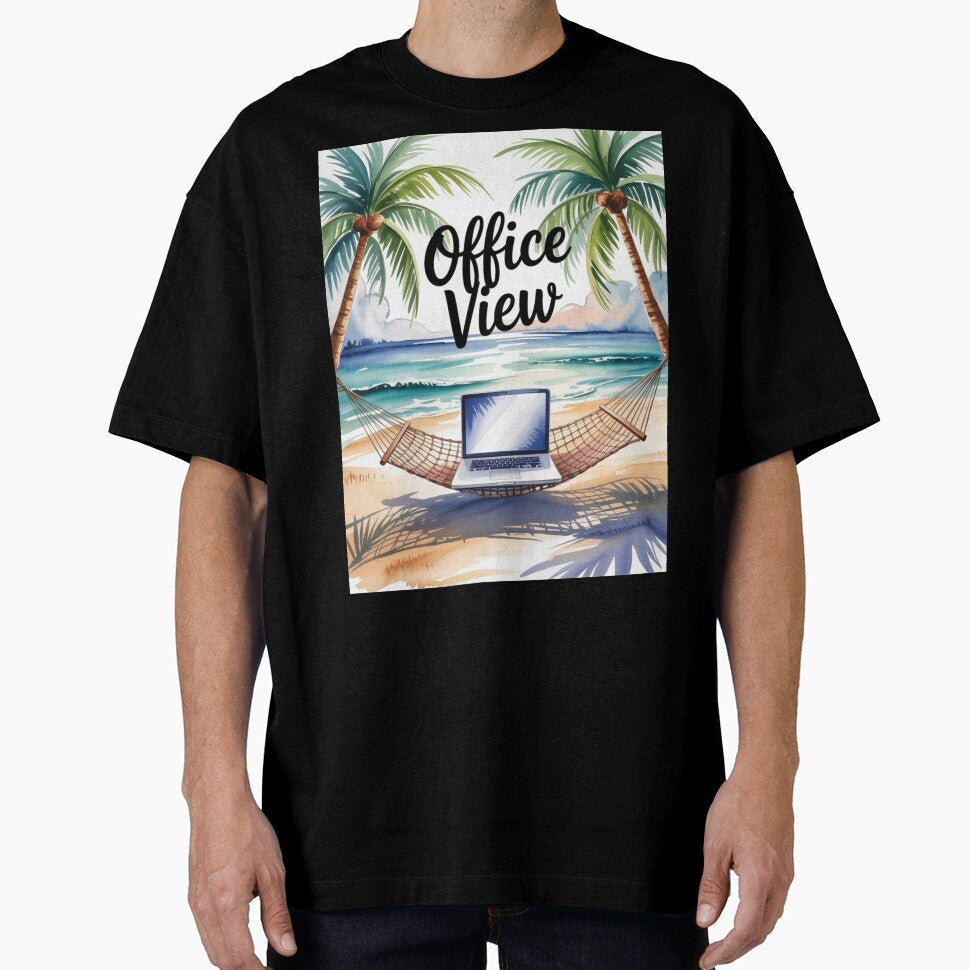 Office View Beach Laptop by ACRShop