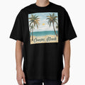Cousins Beach Tropical Palm Tree Summer Vacation Art by PixelWaveBD