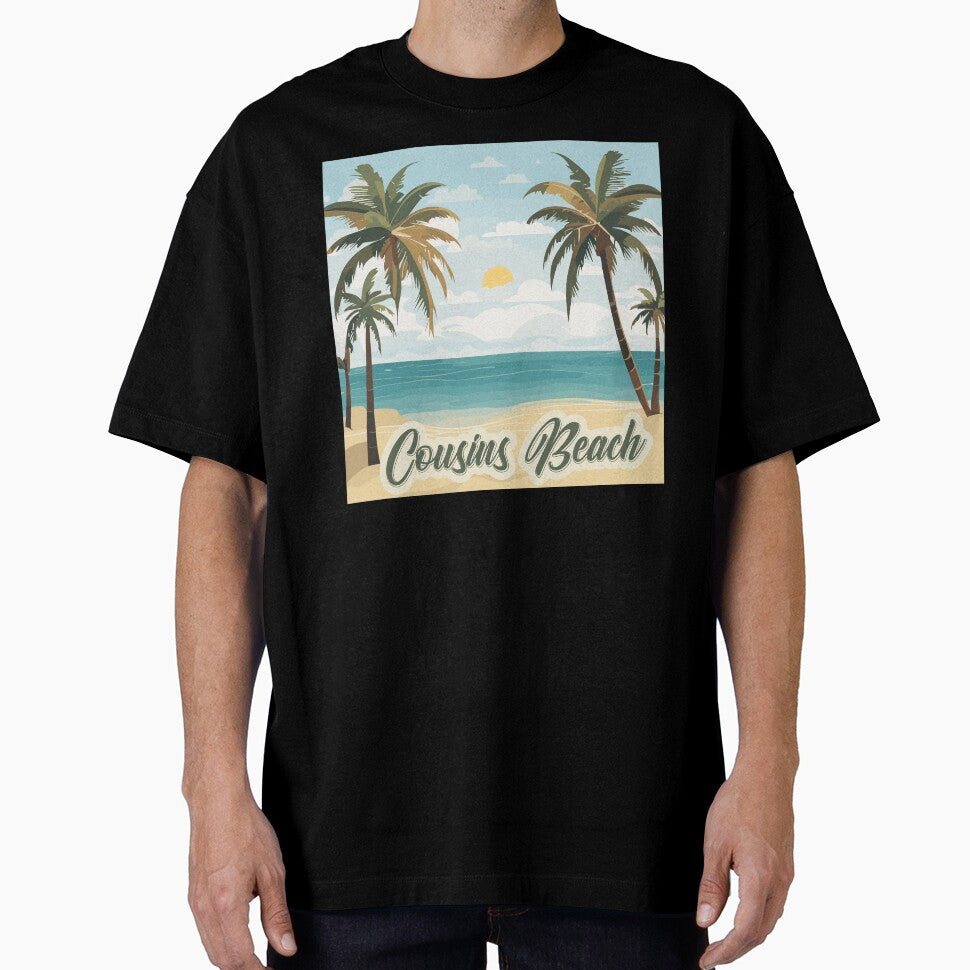 Cousins Beach Tropical Palm Tree Summer Vacation Art by PixelWaveBD