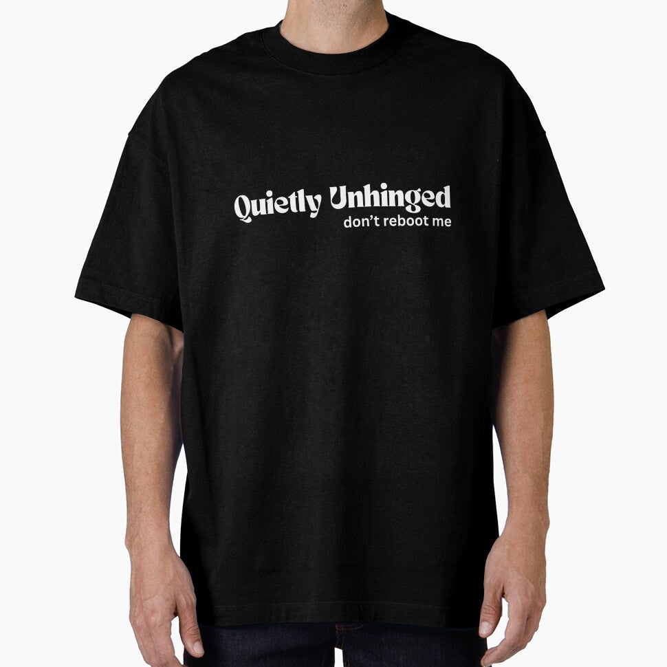 Quietly Unhinged — White Text Digital Minimalism by RETL