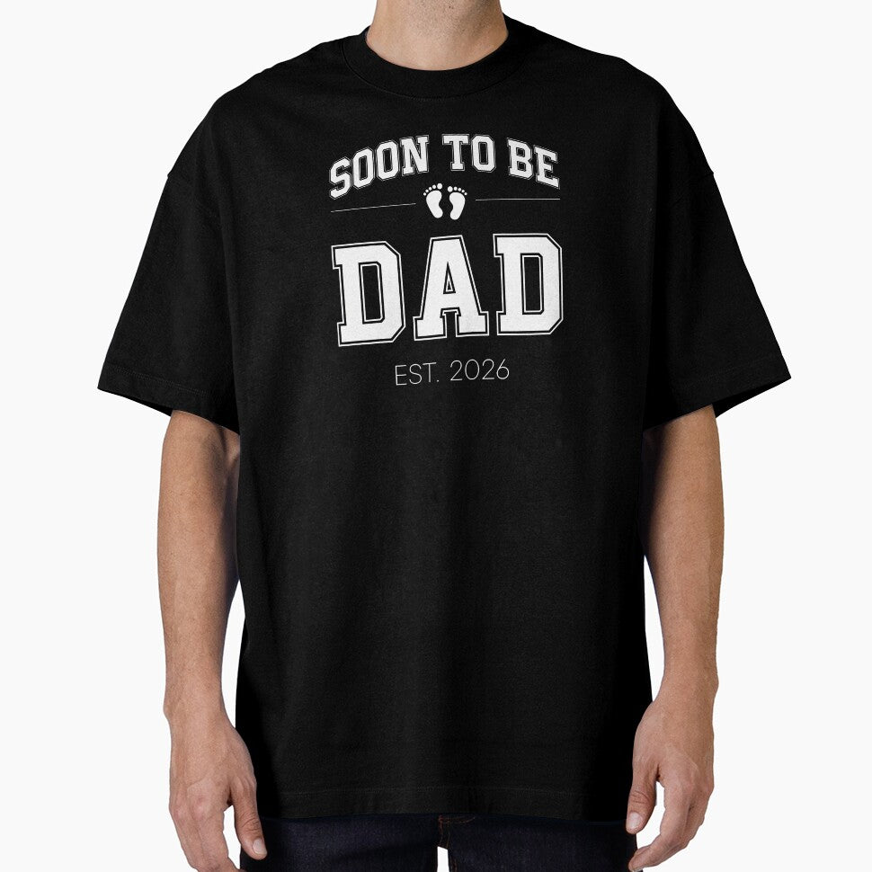 Soon To Be Dad Est 2026 Varsity First Time Daddy by GabrielaPeterse