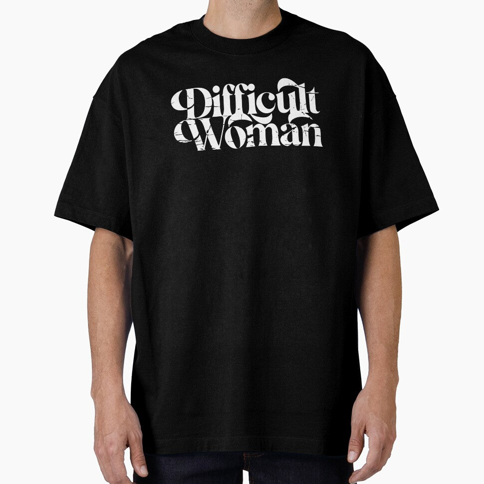 Difficult Woman Minimalist Typography Statement Design by TomoMadeIt