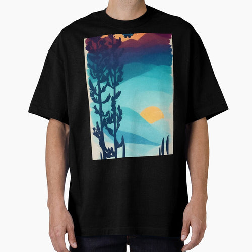 Add a Touch of Nature to Your Home with Our Wide Selection of Beautiful Minimalist Landscape Mountain Trees Prints by supeart