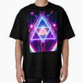 Geometric Neon Shapes by PhoceaWallpaper