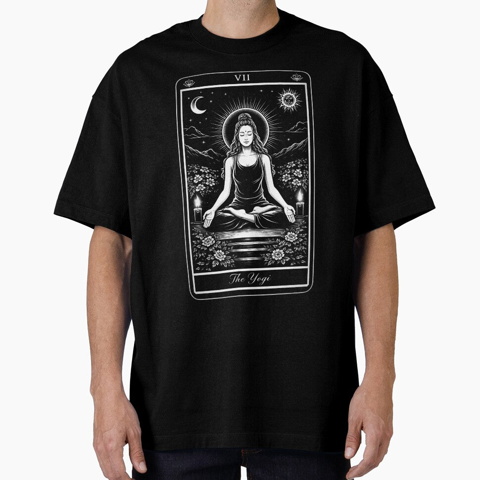 The Yogi - Vintage tarot card by Random Tees