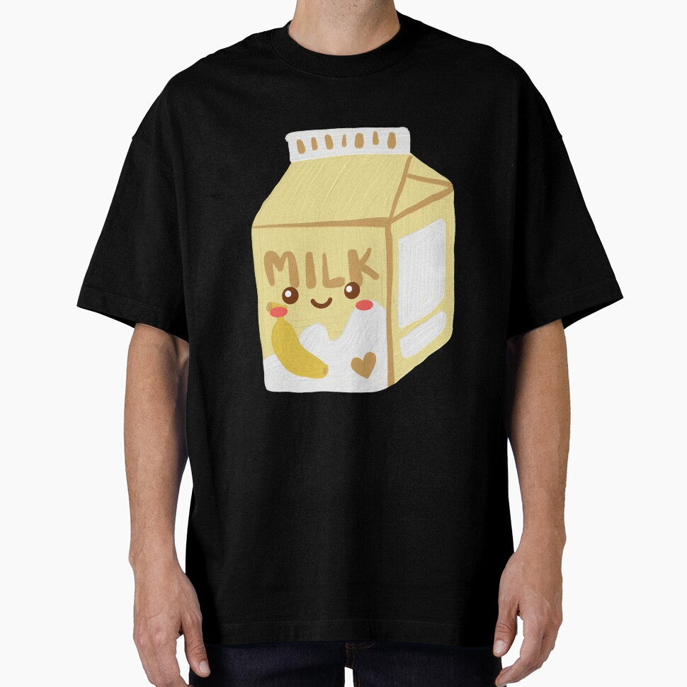 Kawaii Banana Milk Carton Sticker by Uryummypie