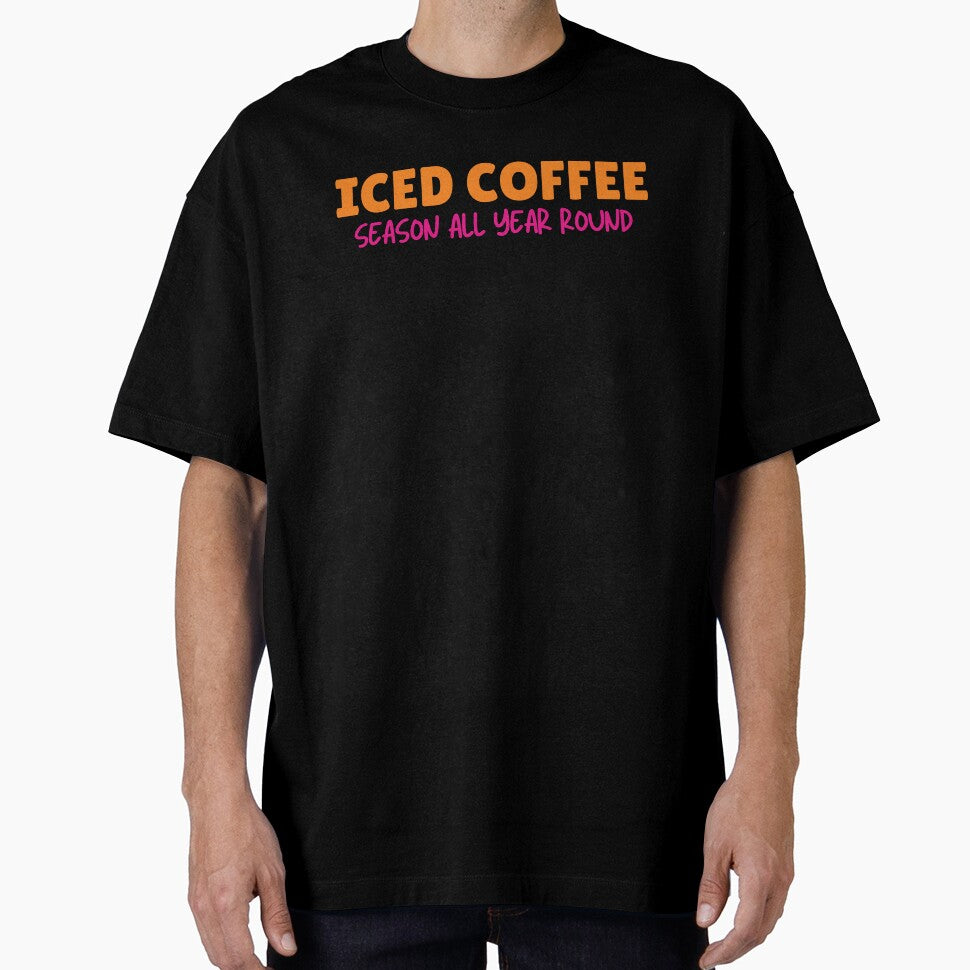 Iced Coffee Season All Year Round | Iced Coffee Lover | Coffee Lover | Cold Brew | Cold Coffee | Caffeine by PrintEveryday