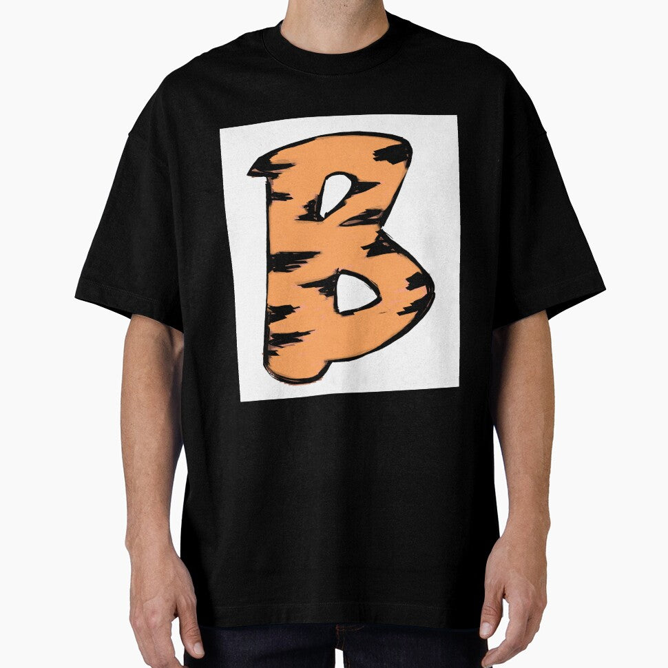 Striped Letters - B by MyBottomShelf