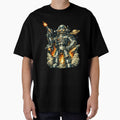 Atomic Patrol Bot – Retro 1950s Sci-Fi Robot Vintage Space Design by Kevin Shearer
