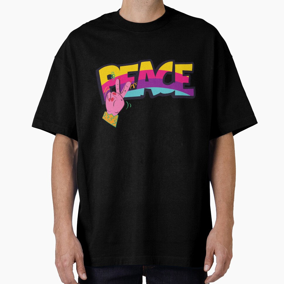 Peace and Love Retro Hippie by Taleahsdesigns