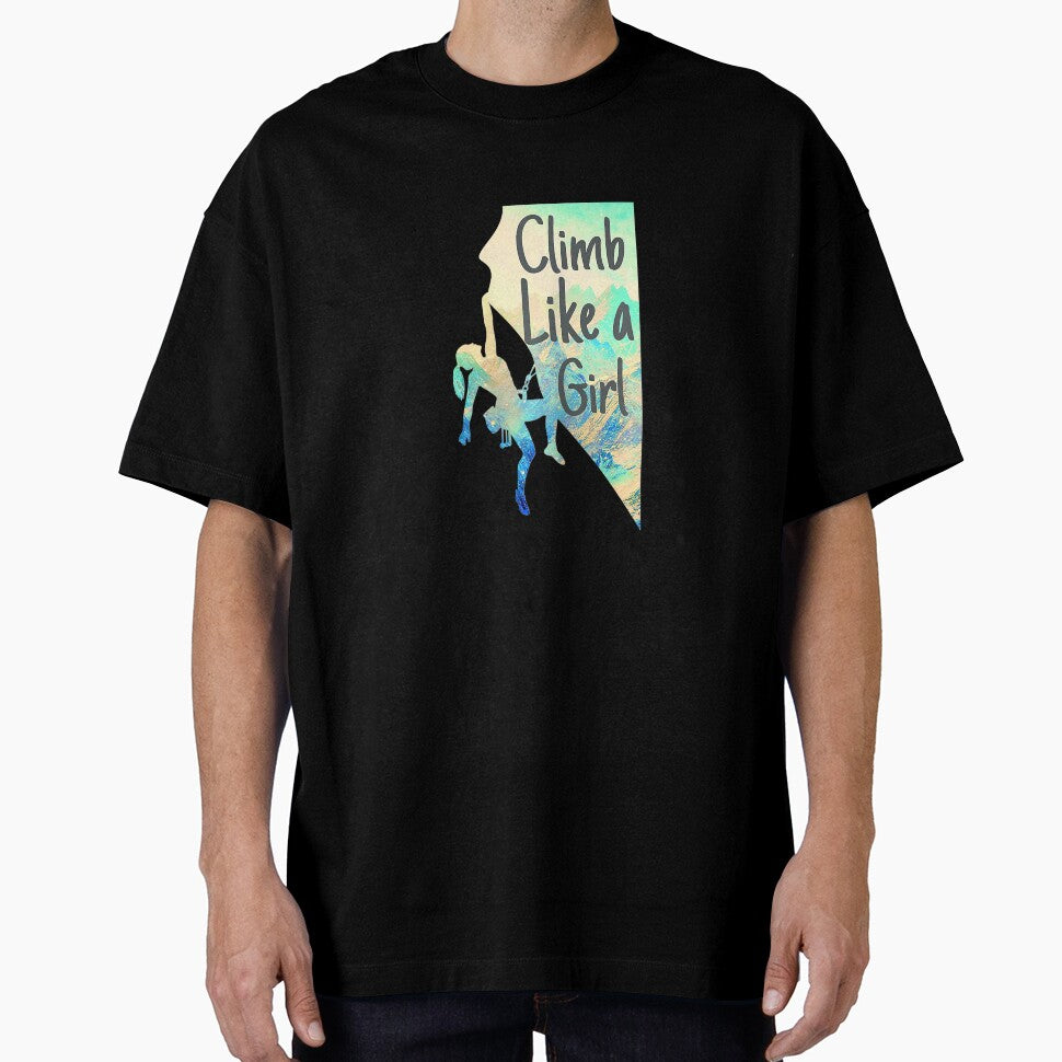 Rock Climbing Climb Like A Girl Rock Climbing Climber Mountain Bouldering Funny by Jutisi