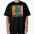 Save The Bees Hug More Trees Clean Our Seas Retro by KrisSidDesigns