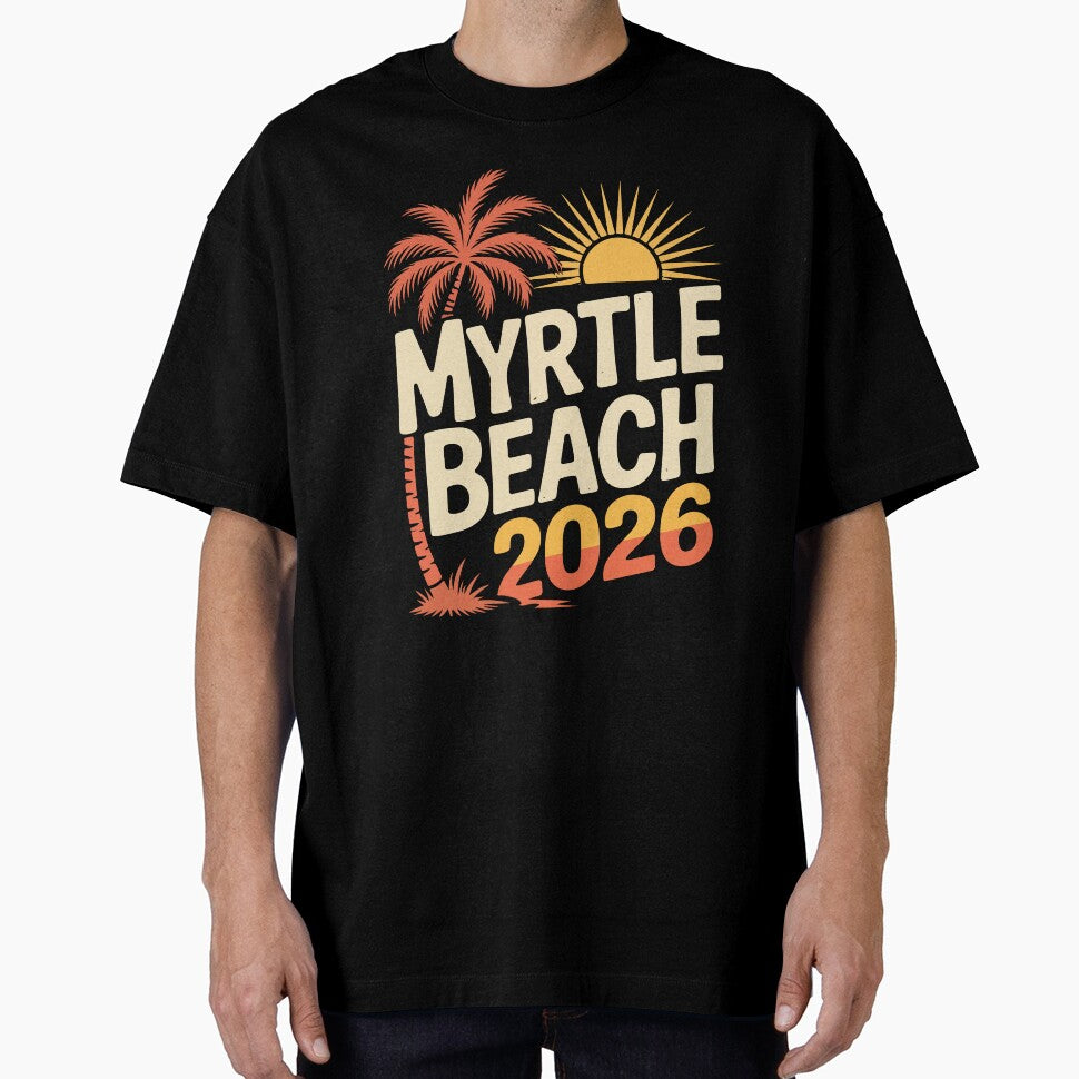 Myrtle Beach 2026 Vacation – Retro Beach Trip Friends Group Design by kiralynstration
