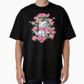Vintage cat with roses by Pixiedrop