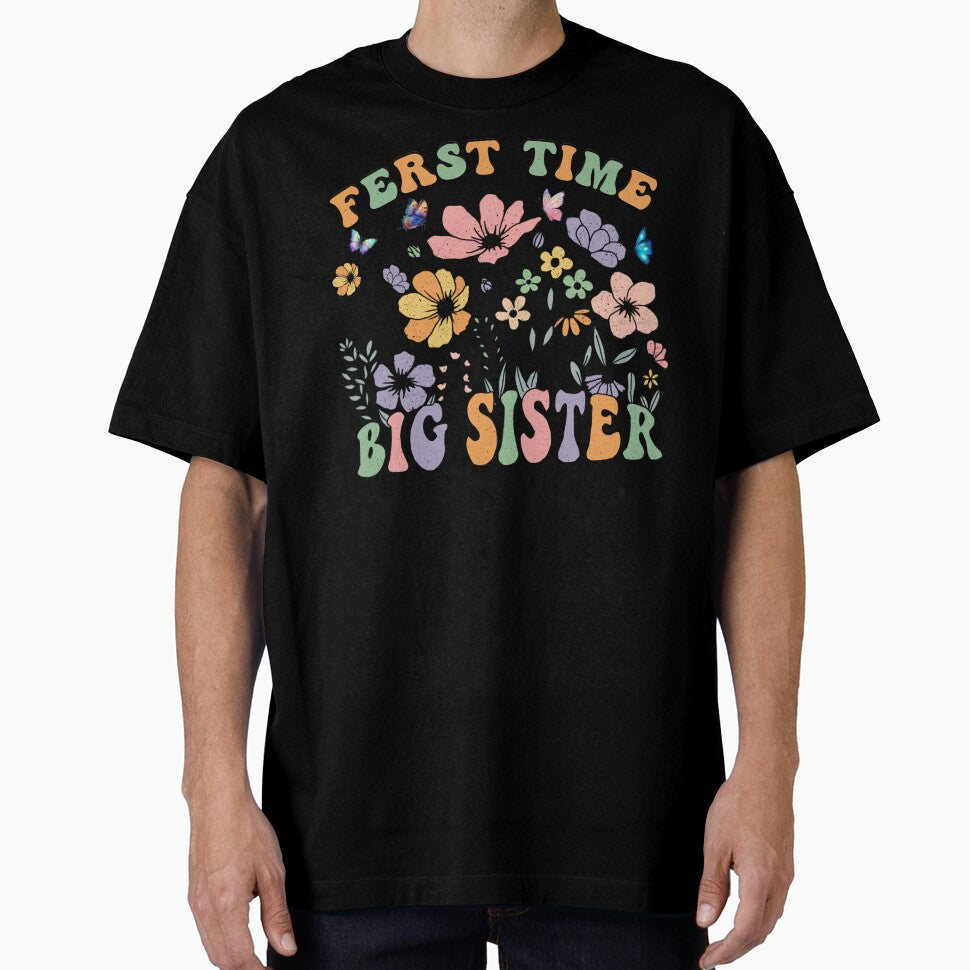 Groovy Big Sister First time 2024 wildflowers Big Sister Announcement 2024 For Big Sister 2024 by Taylor  ART