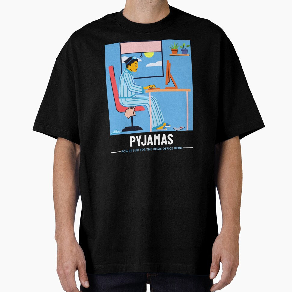 Pyjamas Funny WFH Home Office Remote Work by SvenJ94
