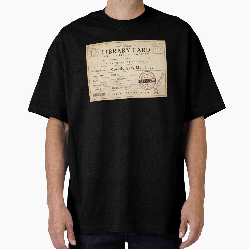 Morally Gray Men Lover Library Card by rafi18
