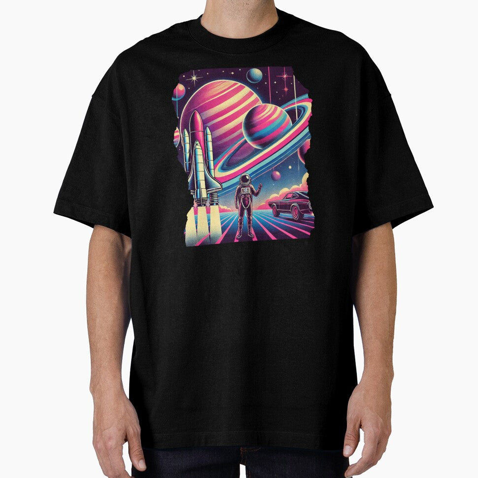 Cosmic Odyssey: Retro-Future Voyage by SparrowTrend