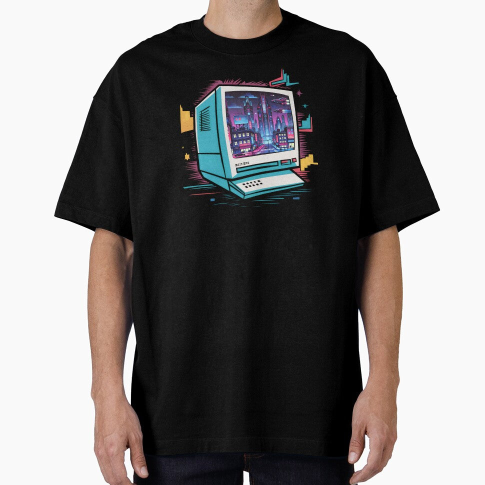 Arcade Gaming Cyberpunk 80s Retro Games by Basti09