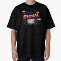 SIGNAL TV Explosion - Retro Comic Book Pop Art by Dakson Design - Fantasy Art