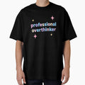 Professional Overthinker – Pastel Bubbly Text Sparkle Design by wwshd