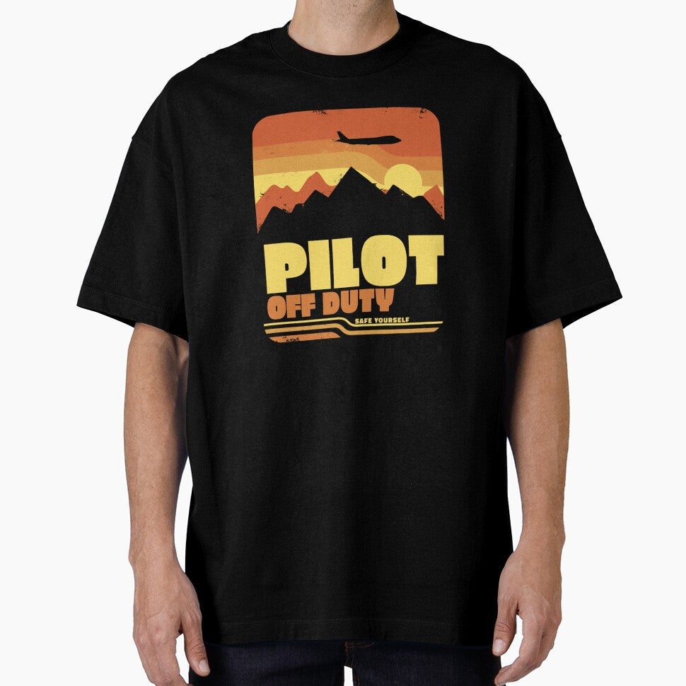 Pilot OFF DUTY - safe yourself - Flight Crew Captain First Officer by AviationArtists