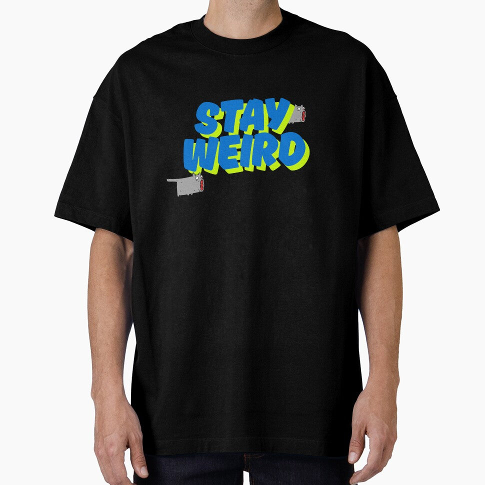 Stay Weird Quirky Fun Graphic Design by LaiDeeByAiya