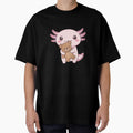 Teddy bear Axolotl cute kawaii pink funny adorable doodle birthday christmas by CheeseBlueprint