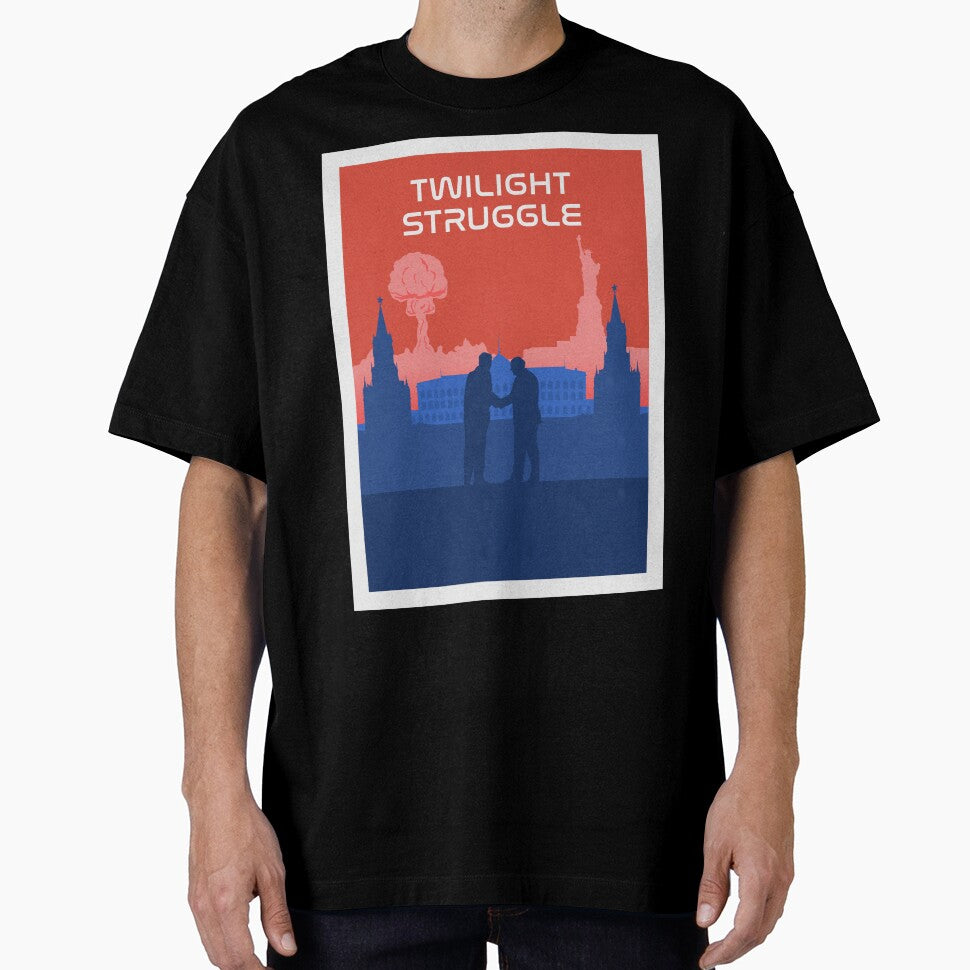 Twilight Struggle - Board Games - Minimalist Travel Poster Style - Board Game Art by MeepleDesign