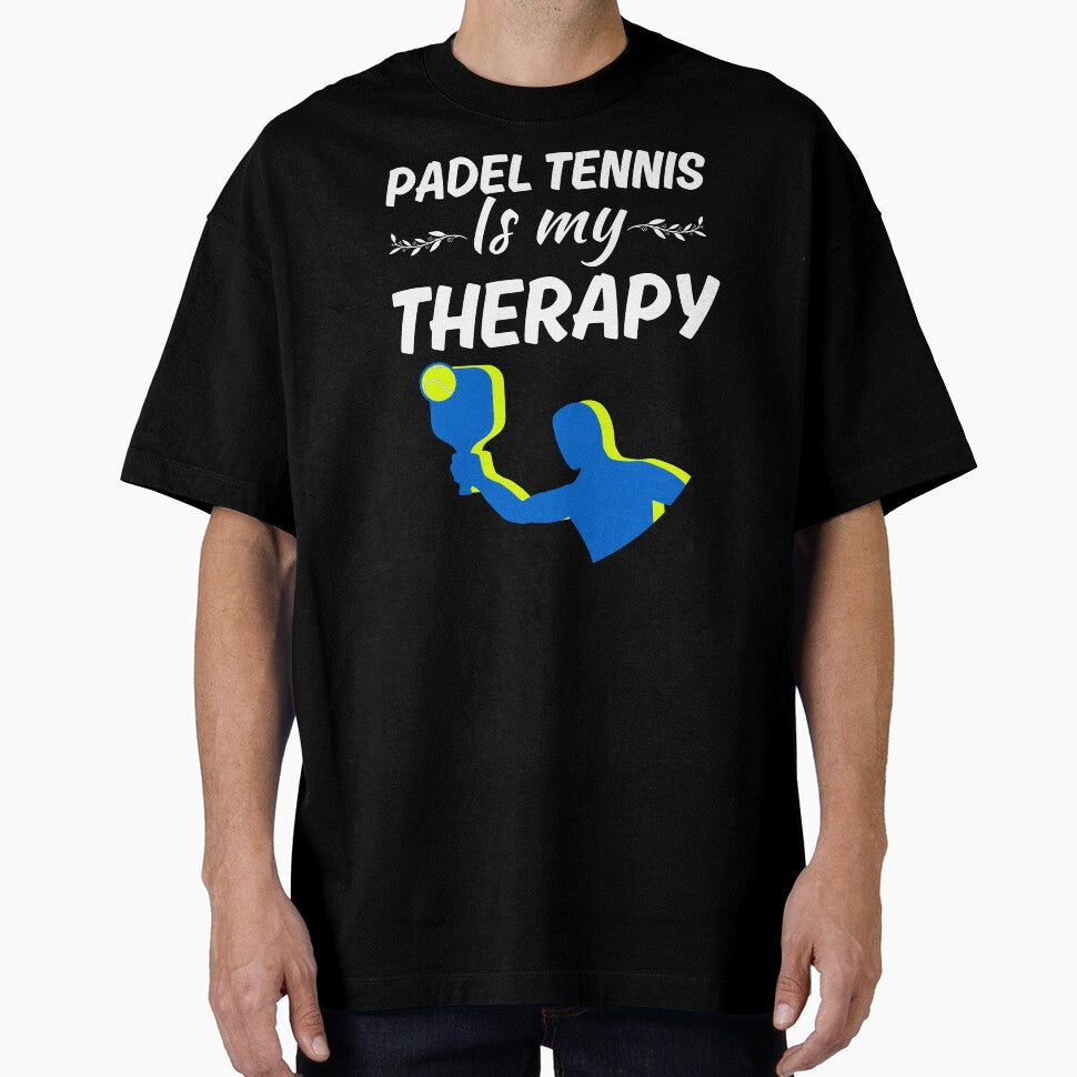 Padel tennis is my therapy, funny padel or paddle tennis club fan lover player by NBSStore