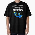 Padel tennis is my therapy, funny padel or paddle tennis club fan lover player by NBSStore
