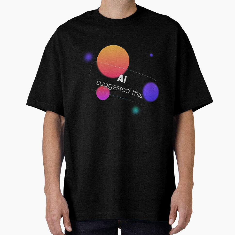 AI Suggested This - Funny Glassmorphism UI UX Design Quote & Trend by Artio-ArtShop