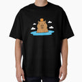 Capybara Hot Spring Bath With Yuzu Fruit by Petzzz