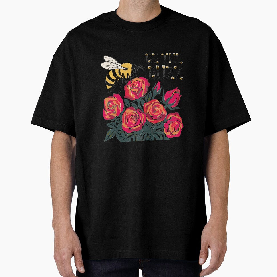 Be the Buzz, Flower Power Vibes, Bee, floral, funnyfits70, Humor, Funny, retro, vintages, funny quotes, animal humor, by FunnyFits70